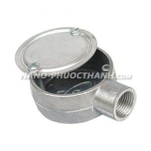 Hộp nối ống 1 ngã cho ống thép luồn dây điện ren