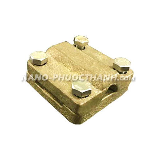 Kẹp Cáp Đồng 4 Ngã - Hệ Thống Chống Sét Tiếp Địa | VATTUCODIEN.VN Kẹp Cáp Đồng 4 Ngã - Hệ Thống Chống Sét Tiếp Địa | VATTUCODIEN.VN